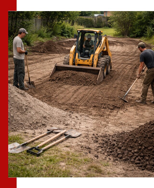 Планировка участка грунтом с вывозом и доставкой в Нерюнгри