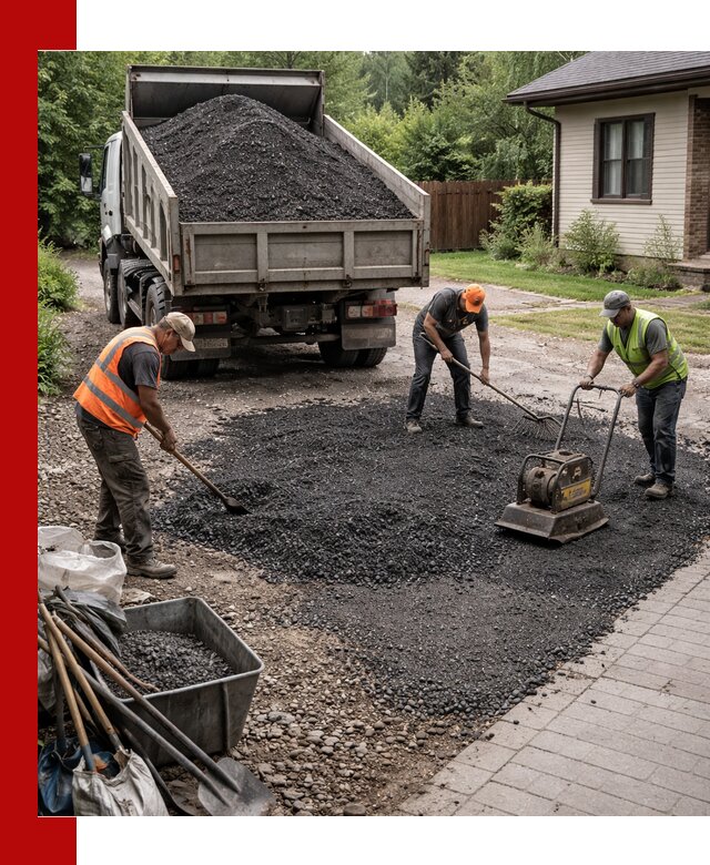 Асфальтовая крошка для двора с доставкой в Нерюнгри